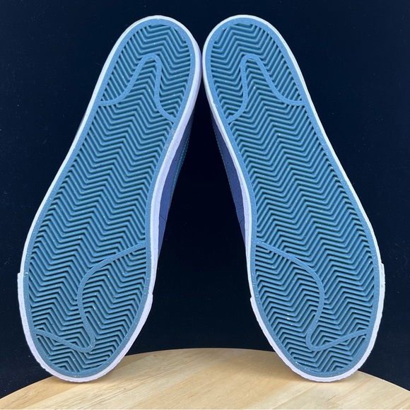 NIKE SB ZOOM BLAZER MID MIDNIGHT NAVY/NOISE AQUA SIZE MEN'S 11.5 [FD0731-400] - Picture 5 of 10